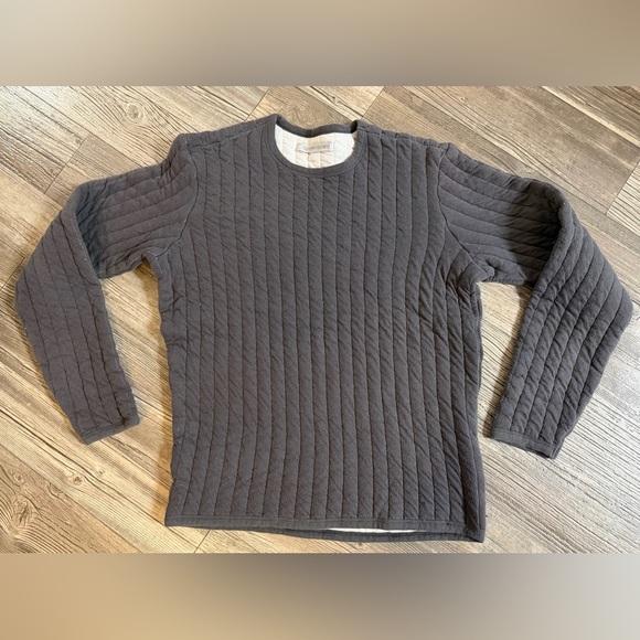 Outerknown Women’s Gray Ribbed Sweater Sz M - Picture 1 of 3